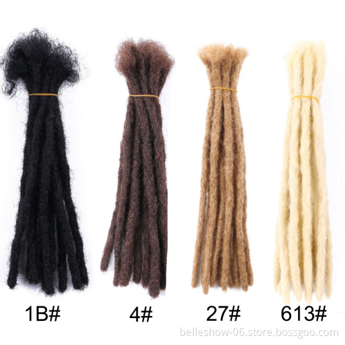 Hot sell 20 Inch  Crochet afro kinky hair extensions Afro Kinky Dreadlocks Human Hair dreadlock